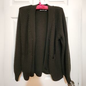 Dark green Noisy Mae cardigan